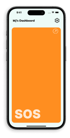 SOS Alert Screen